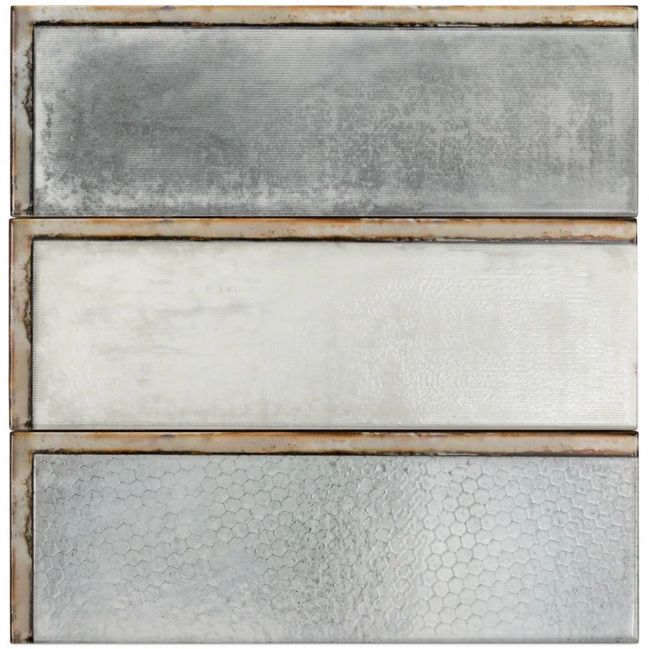 Turbine Industrial Glass Gray 4x12 Ceramic Wall Tile - Image 5