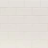 Bond Tile Core White 3 In. X 6 In. Matte Ceramic Subway Wall Tile (54 Pieces 6.54 Sq. Ft. / Box)