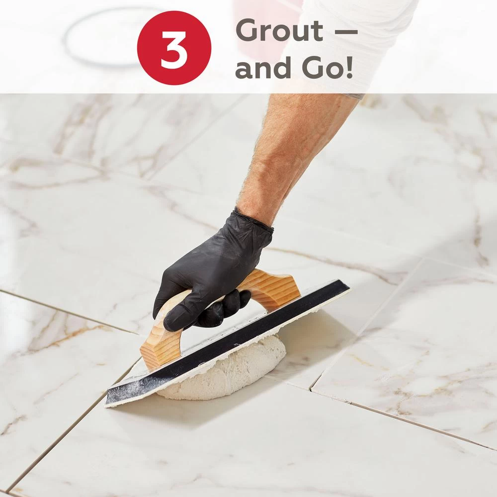 Daltile QuicTile 12 In. X 24 In. Calacatta Marvel Matte Porcelain Locking Floor Tile (9.6 Sq. Ft. / Case) - Image 10