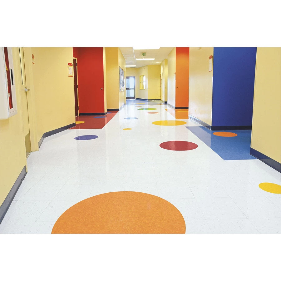 Armstrong Flooring Imperial Texture 45-Piece 12-in X 12-in Pewter Glue (Adhesive) Commercial VCT Tile - Image 4