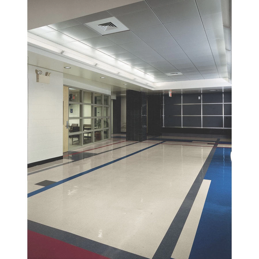 Armstrong Flooring Imperial Texture 45-Piece 12-in X 12-in Pewter Glue (Adhesive) Commercial VCT Tile - Image 12