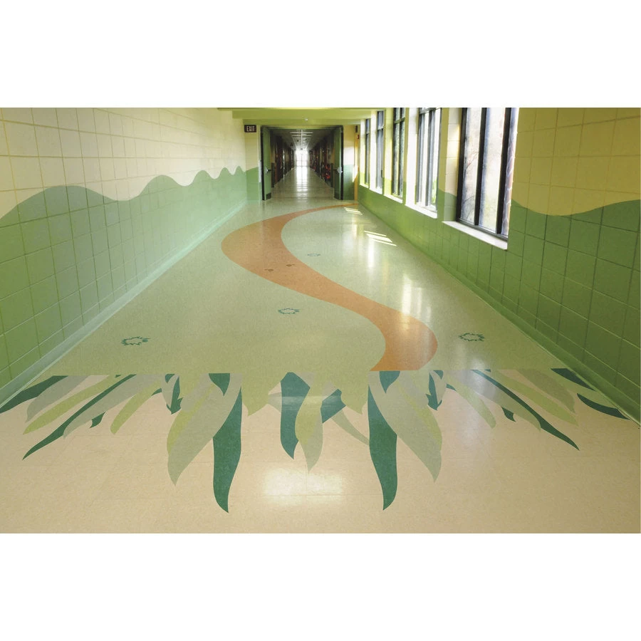 Armstrong Flooring Imperial Texture 45-Piece 12-in X 12-in Pewter Glue (Adhesive) Commercial VCT Tile - Image 14