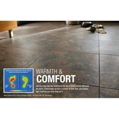 Armstrong Flooring Alterna 14-piece 16-in X 16-in Groutable Multistone Slate Blue Glue (Adhesive) Vinyl Tile