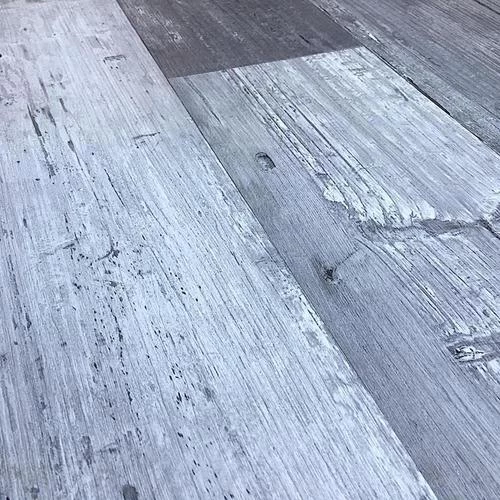 Deco Products 20-Piece 6-in X 36-in Mambo. Grey, White Luxury Vinyl Plank Flooring - Image 5