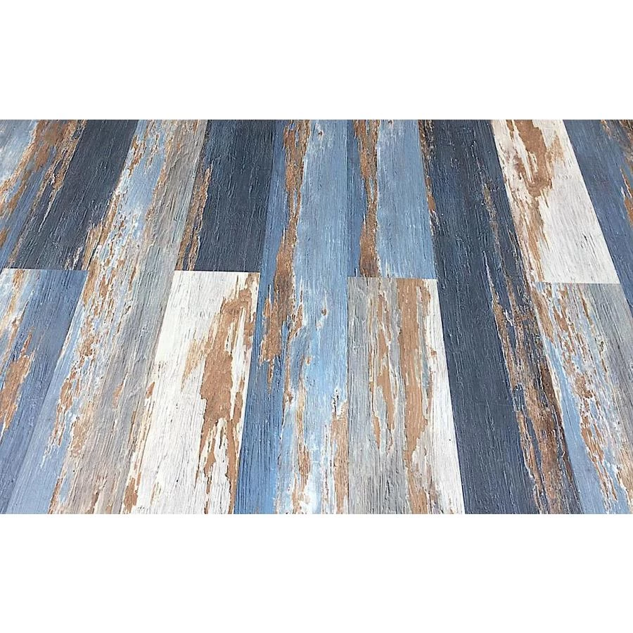 Deco Products 20-Piece 6-in X 36-in Mambo. Grey, White Luxury Vinyl Plank Flooring - Image 11