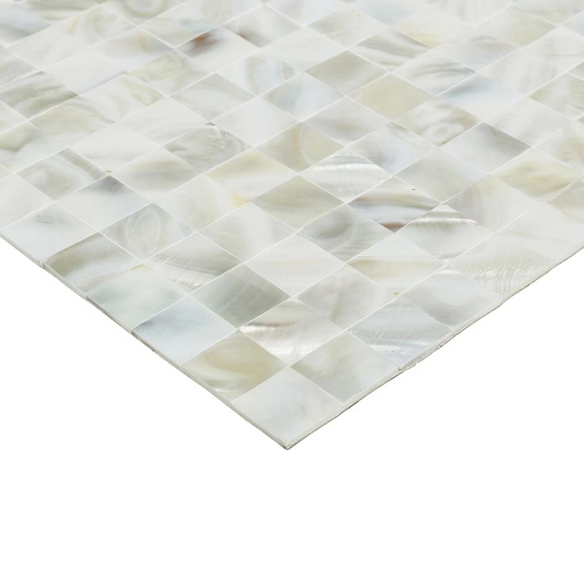 Bond Tile Easy Luxe Mother Of Pearl Square 11.81 In. X 11.81 In. Peel And Stick Tile (0.96 Sq. Ft. / Sheet) - Image 7