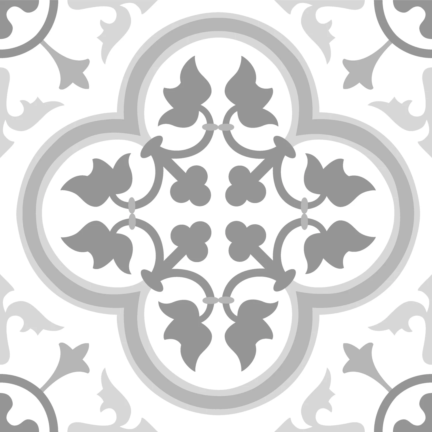 FloorPops Grey 12-in X 12-in Water Resistant Peel And Stick Vinyl Tile Flooring (20-sq Ft)