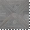 Perfection Floor Tile Bordeaux Wood Collection Bordeaux Driftwood/Satin 20-in X 20-in Water Resistant Interlocking Luxury Flooring (16.7-sq Ft)