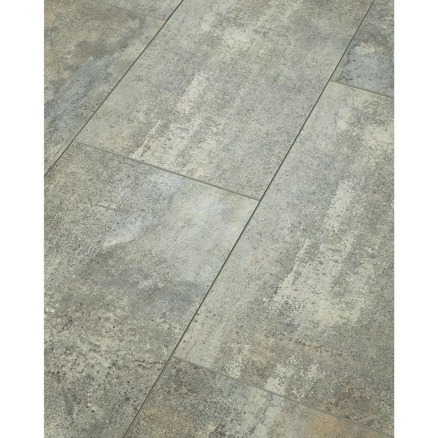 Shaw 8-Piece 12-in X 24-in Siltstone Interlocking Vinyl Tile - Image 8