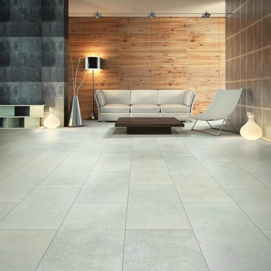 Shaw 8-Piece 12-in X 24-in Siltstone Interlocking Vinyl Tile - Image 5