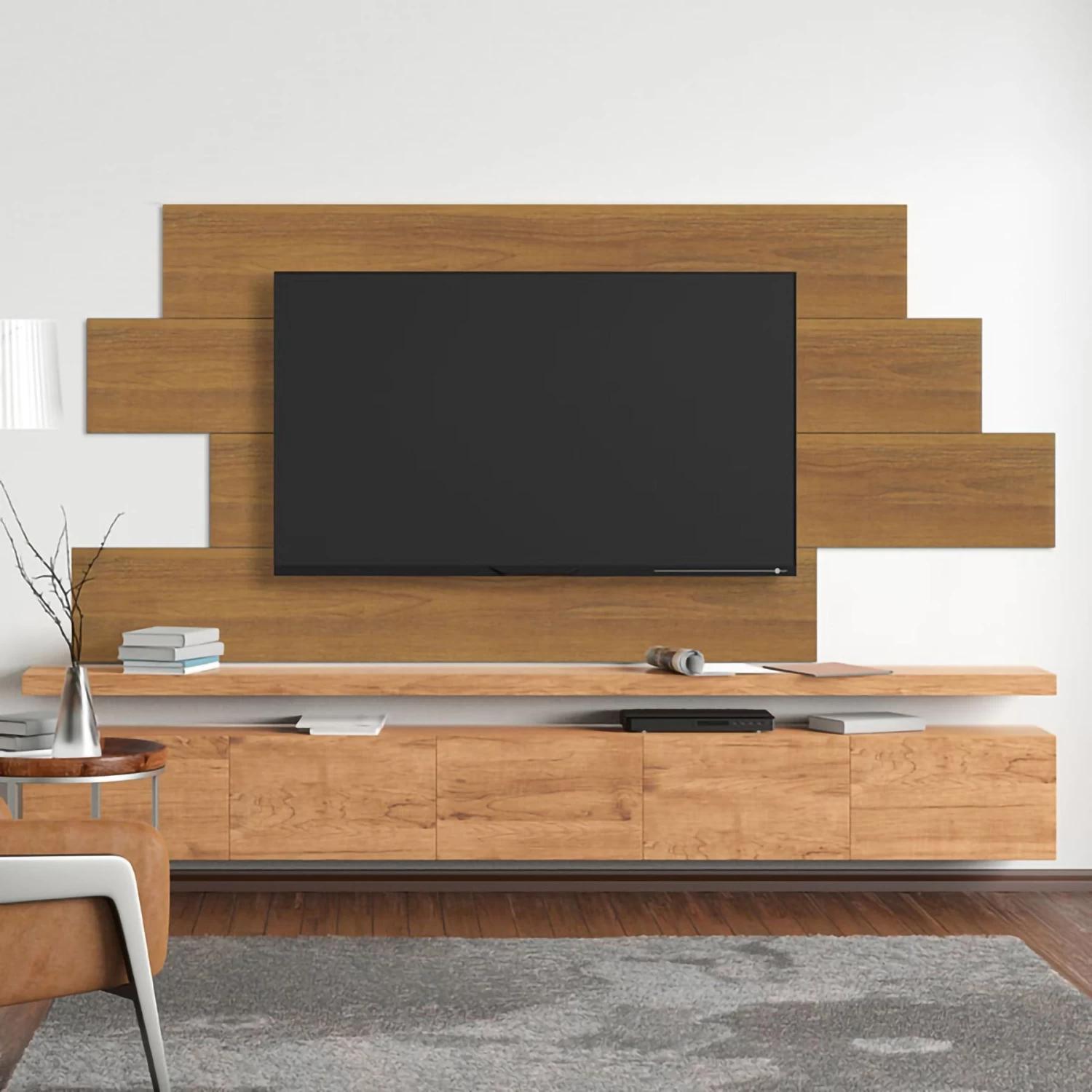 118''x7.87" Self Adhesive Vinyl Floor Tiles Waterproof Stain Resistant Wall Tile - Image 6