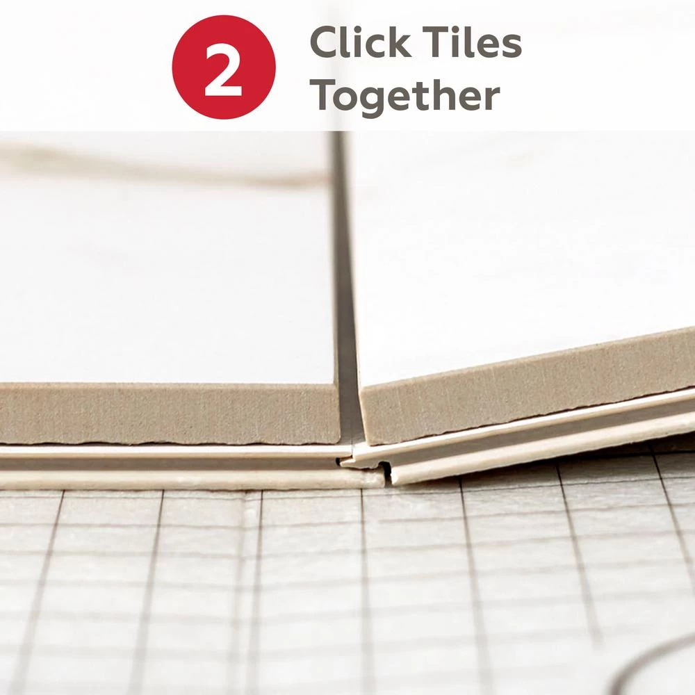 Daltile QuicTile 12 In. X 24 In. Calacatta Marble Polished Porcelain Locking Floor Tile (9.6 Sq. Ft. / Case) - Image 10