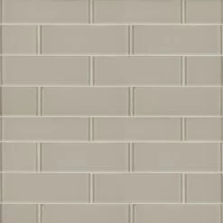 MSI Snowcap 3 In. X 6 In. X 8mm Glass White Subway Tile ( 5 Sq. Ft./Case )