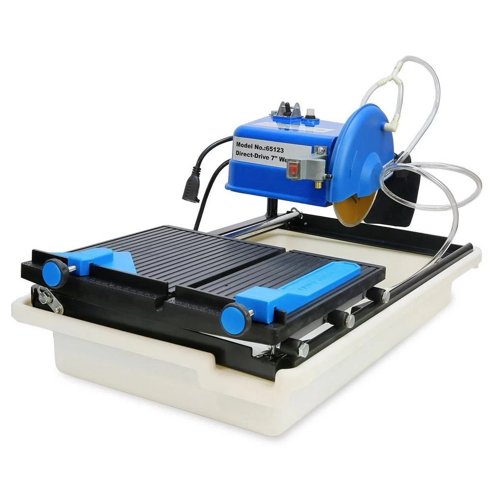 Stark 3/4 HP 7 In. Corded Ceramic Wet Tile Saw With Stand - Image 3