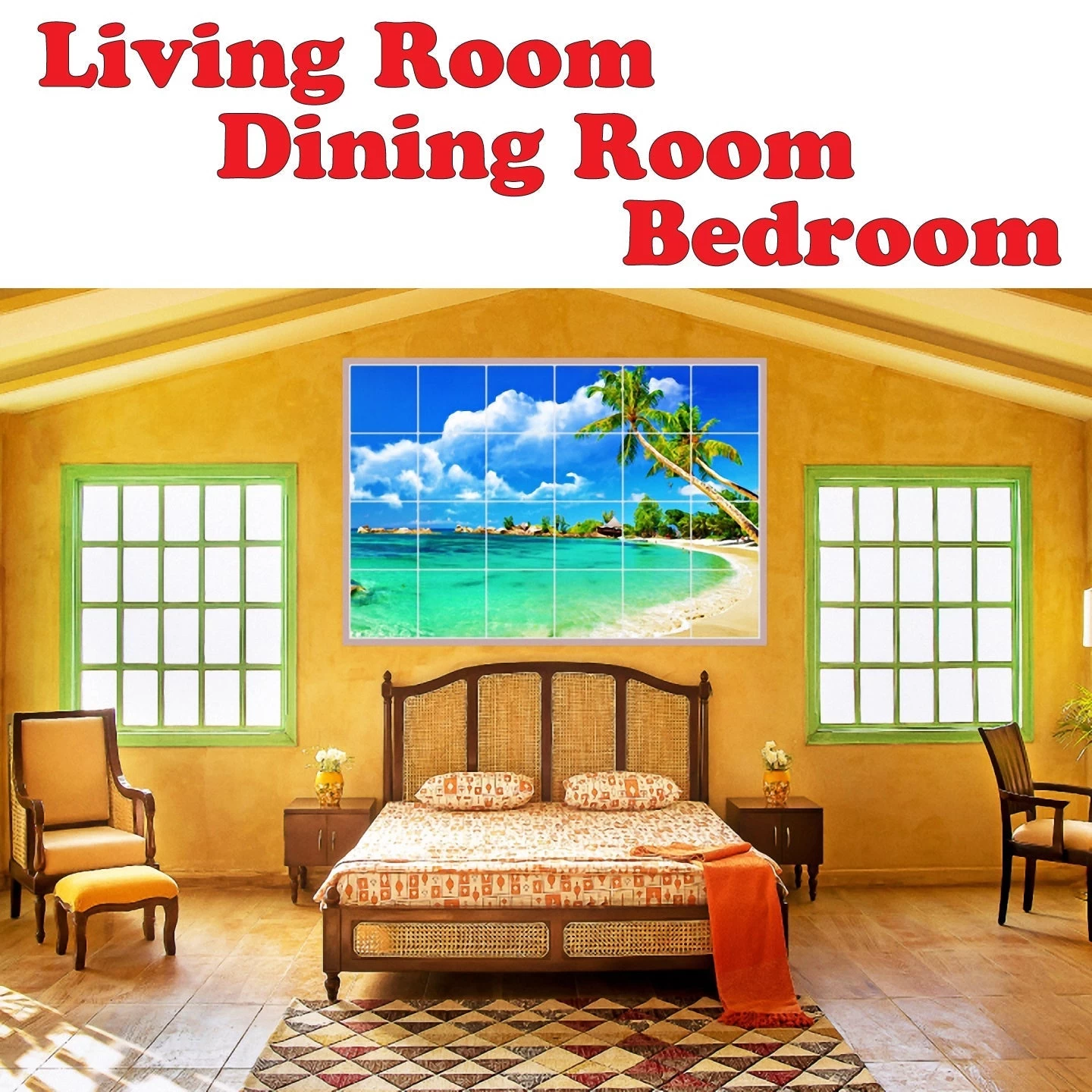 Lake Ceramic Tile Mural Kitchen Backsplash Bathroom Shower, 400762-M64 - Image 2