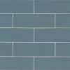 MSI Harbor 4 In. X 12 In. Textured Glass Gray Subway Tile (5 Sq. Ft. / Case)