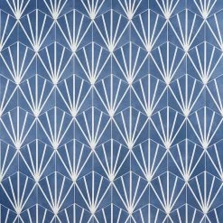 GeoHex Azul Symmetry 8" Porcelain Matte Tile