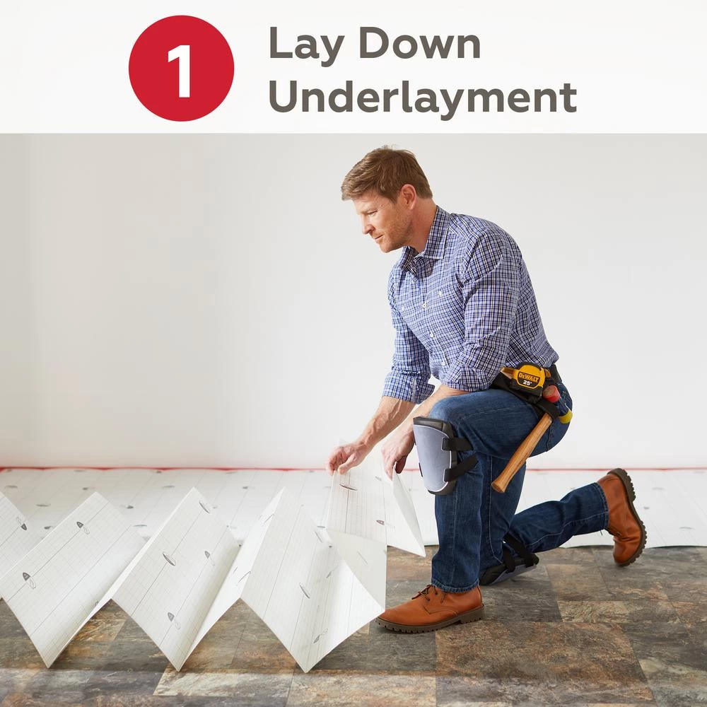 Daltile QuicTile 12 In. X 24 In. Calacatta Marvel Matte Porcelain Locking Floor Tile (9.6 Sq. Ft. / Case) - Image 8