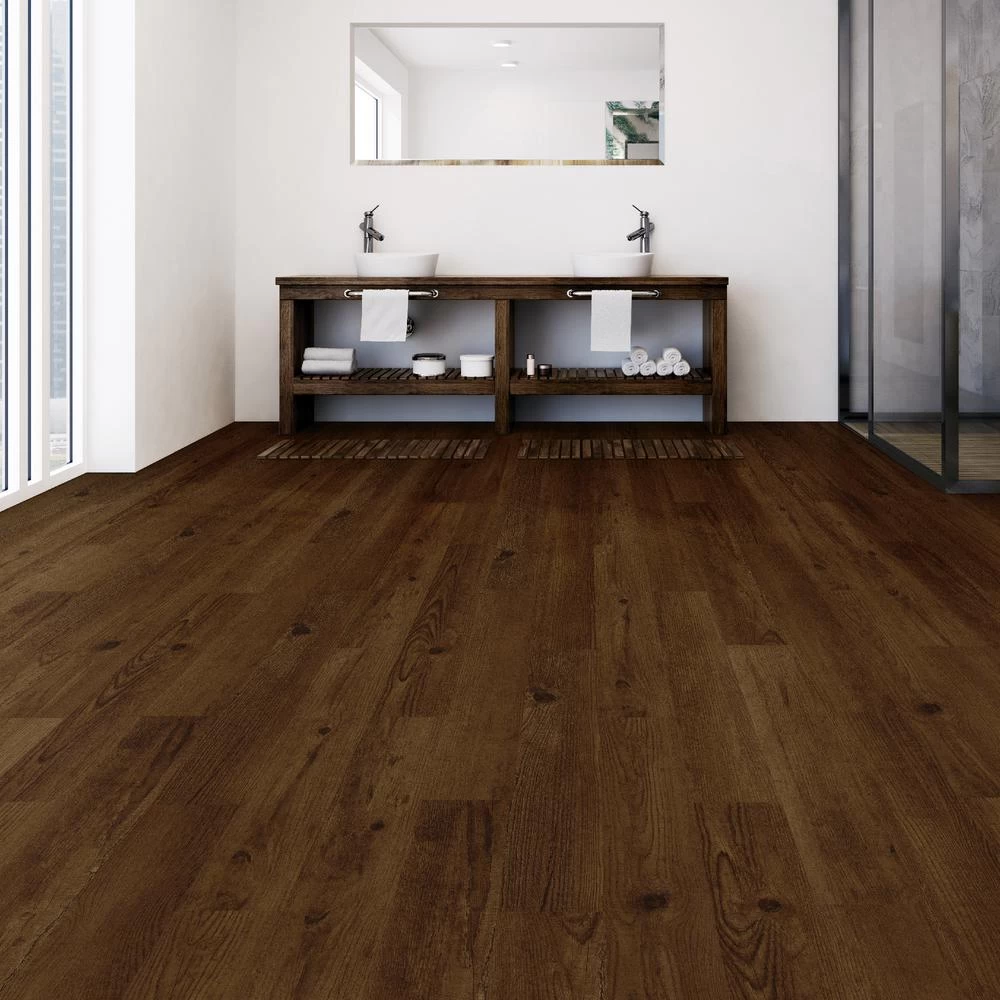 TrafficMaster Hickory 6 In. W X 36 In. L Luxury Vinyl Plank Flooring (24 Sq. Ft. / Case) - Image 5