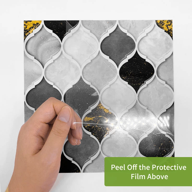 10Pcs Moroccan Tile Stickers Self-adhesive Wall Stickers Kitchen Bathroom Decor - Image 6