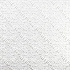 Bond Tile Roma Florid White 6.25 In. X 7.25 In. Ceramic Arabesque Wall Tile (30 Pieces 4.84 Sq. Ft. / Box)
