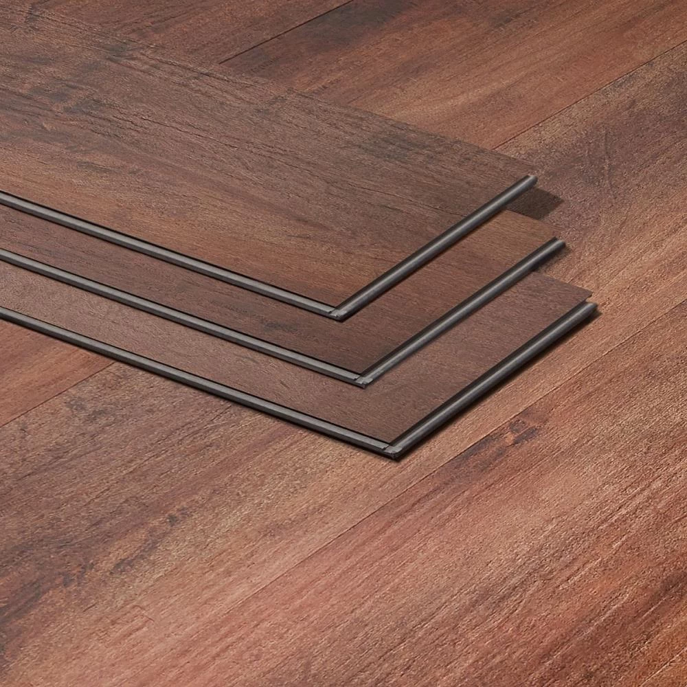 Artmore Tile Rogue Oak Coppertone 6-in Wide X 4-1/2-mm Thick Waterproof Interlocking Luxury Vinyl Plank Flooring (27.39-sq Ft) - Image 3