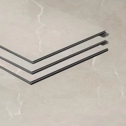 Artmore Tile Rogue Marble Beige 12-in X 24-in Waterproof Interlocking Luxury Flooring (28.04-sq Ft)