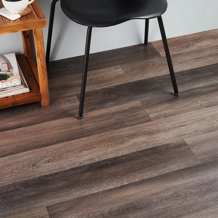 Bond Tile Polaris 28mil Aged Oak 6 In. X 48 In. Glue Down Luxury Vinyl Tile (8 Pieces 36 Sq. Ft. / Box) - Image 5