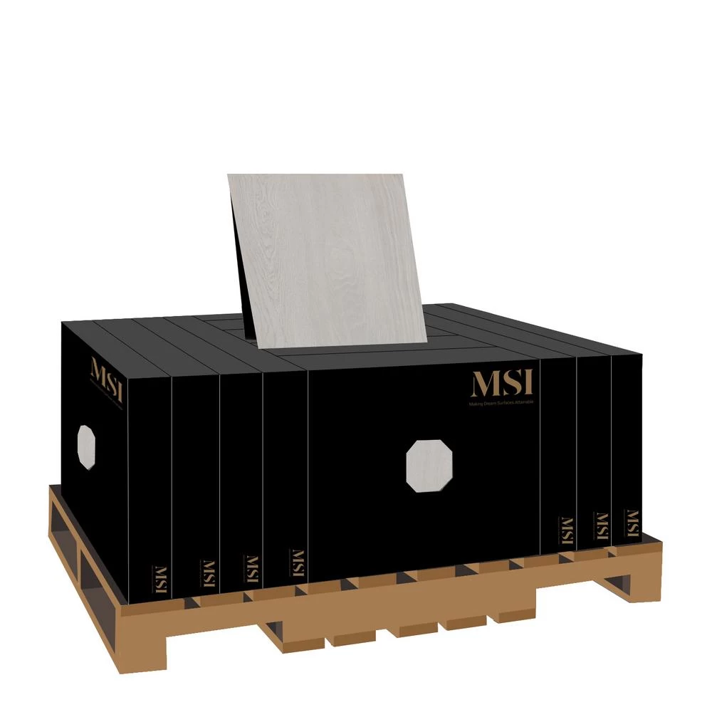 MSI Palmwood Gris 24 In. X 24 In. Matte Porcelain Paver Tile (14 Pieces / 56 Sq. Ft. / Pallet) - Image 5