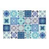 Walplus Peel And Stick Wall Tile Sticker Kitchen Bathroom Backsplash Splashback Tile Paint Stick On Tile Daliah Blue And Turquoise Mediterranean
