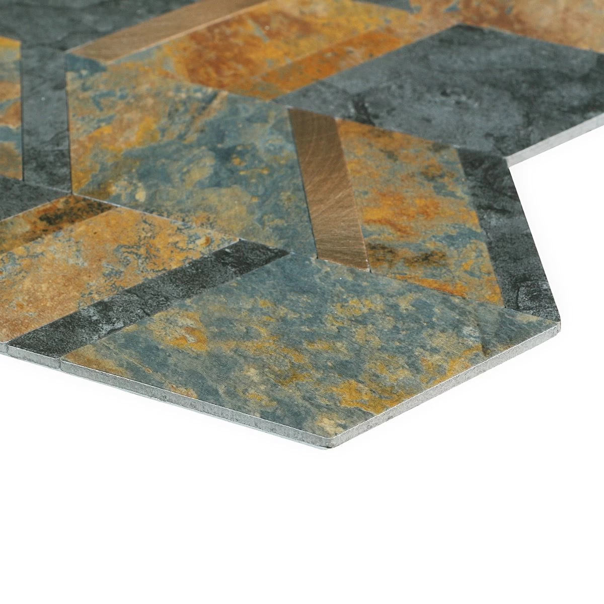 Bond Tile Easy Luxe Tether Slate 11.02 In. X 11.41 In. SPC Peel And Stick Tile (0.87 Sq. Ft. / Sheet) - Image 7