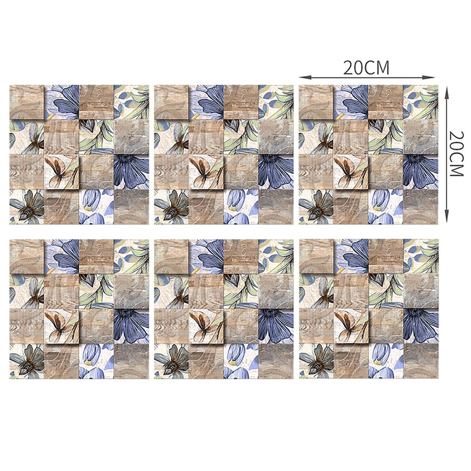 6-60pcs Peel And Stick Tile Backsplash Self-Adhesive Decorative Waist Line Mosaic Tiles For Kitchen And Bathroom - Image 3