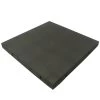 Rubber-Cal "Eco-Safety" Interlocking Playground Tiles - 2.50 X 19.5 X 19.5 Inch - One Tile - 2.77 Quare Feet Coverage - Black