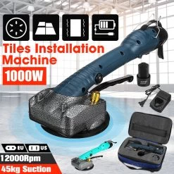 1000W 12000r/min Handheld Automatic Tile Vibrator Professional Tile Leveling Machine Auto Wall Floor Leveler Tool