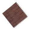 30cm Square EVA Foam Yoga Mat Floor Interlocking Mat Show Floor Yoga Fitness Gym Exercise Mat (Dark Wood Grain)