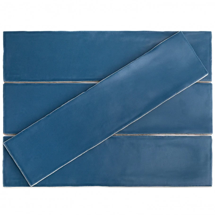 Bond Tile Baton Rouge Blue 3 In. X 12 In. Matte Ceramic Subway Wall Tile (22 Pieces 5.38 Sq. Ft. / Box) - Image 3