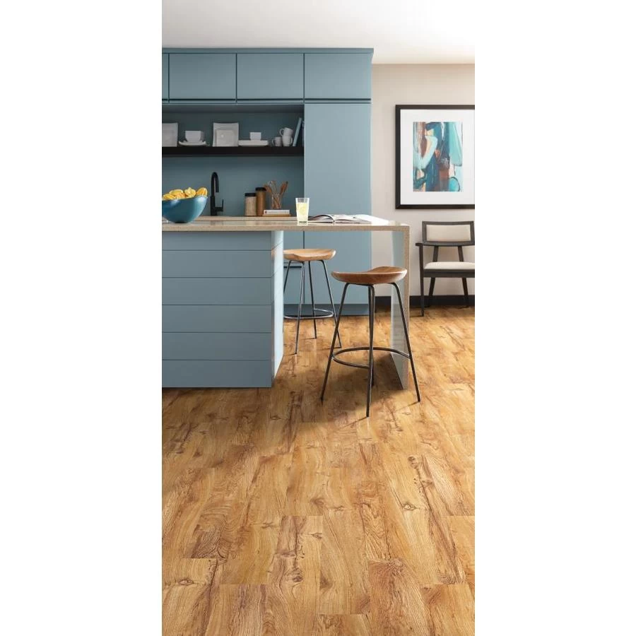 Shaw Triad 15-Piece 7-in X 48-in Timberwolf Luxury Vinyl Plank Flooring - Image 11