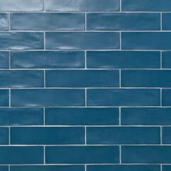Bond Tile Baton Rouge Blue 3 In. X 12 In. Matte Ceramic Subway Wall Tile (22 Pieces 5.38 Sq. Ft. / Box)