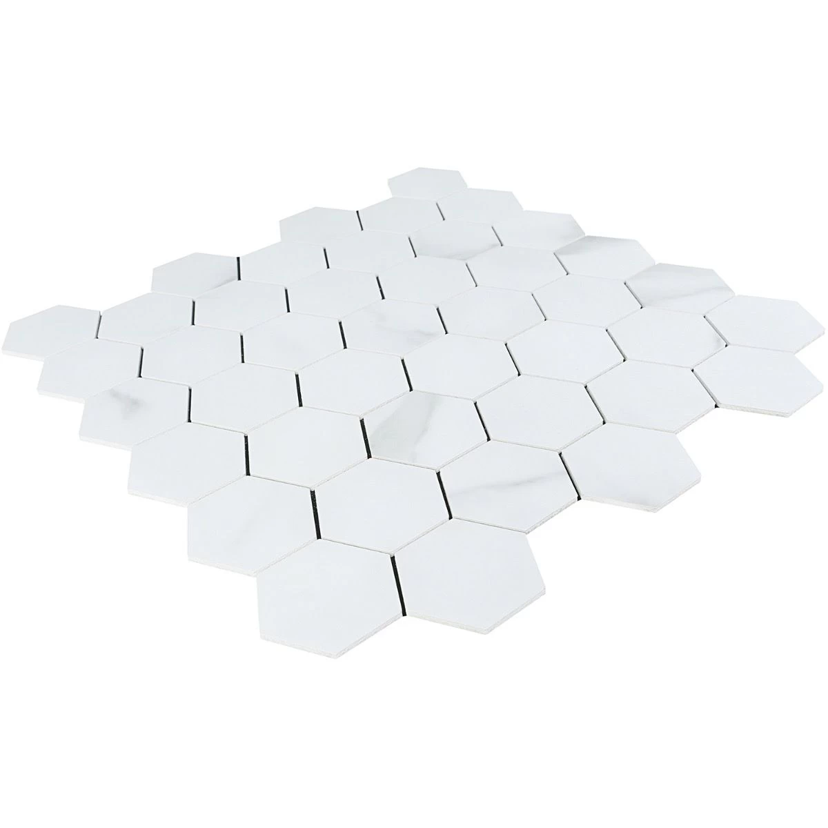 Bond Tile Easy Luxe Hex Calacatta 11.61 In. X 11.81 In. SPC Peel And Stick Tile (0.95 Sq. Ft. / Sheet) - Image 6
