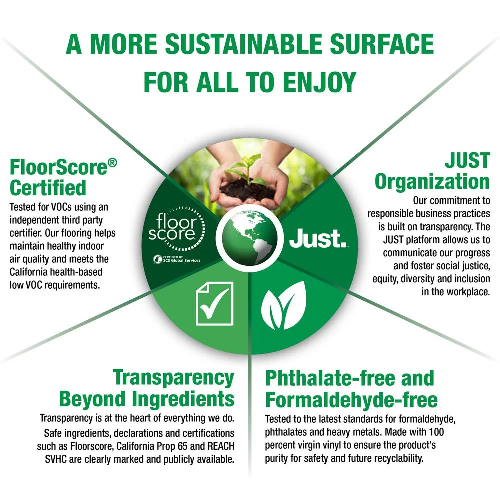 Home Decorators Collection Black Ash 7.1 In. W X 47.6 In. L Luxury Vinyl Plank Flooring (23.44 Sq. Ft. / Case) - Image 2