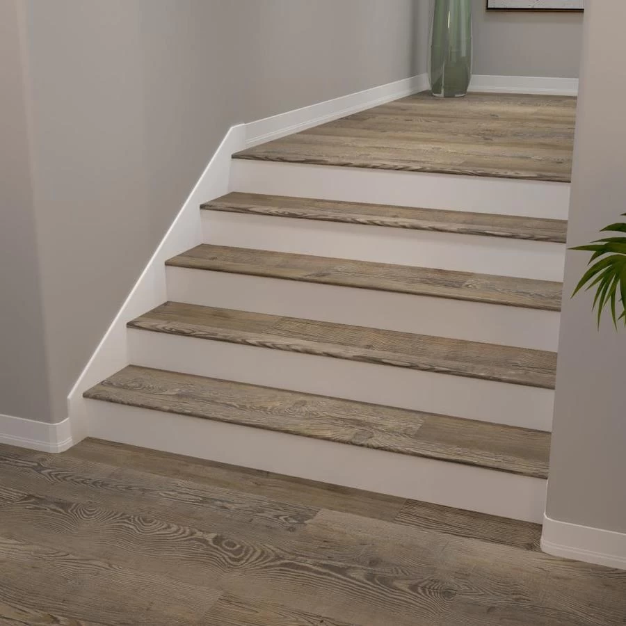 CALI Long-Board Vinyl Pro 2.06-in X 72.83-in Point Break Pine Prefinished Stair Nosing