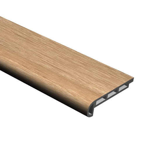 Cali Bamboo Vinyl Pro Stair Nosing 2.07-in X 72.83-in Aged Hickory Prefinished Stair Nosing