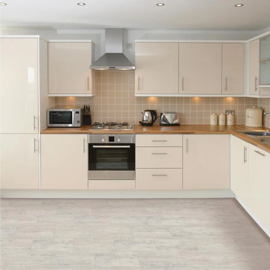 SMARTCORE Ultra 8-Piece 11.97-in X 23.62-in Venice Stone Luxury Vinyl Plank Flooring - Image 6