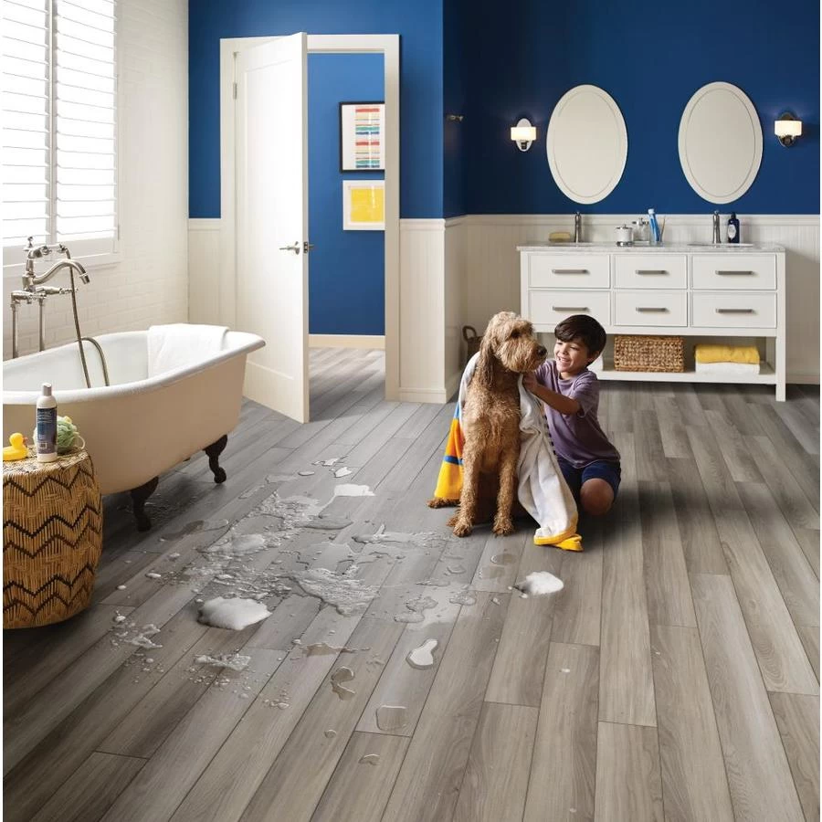 SMARTCORE 11-Piece 5-in X 48.03-in Barren Oak Luxury Vinyl Plank Flooring - Image 13