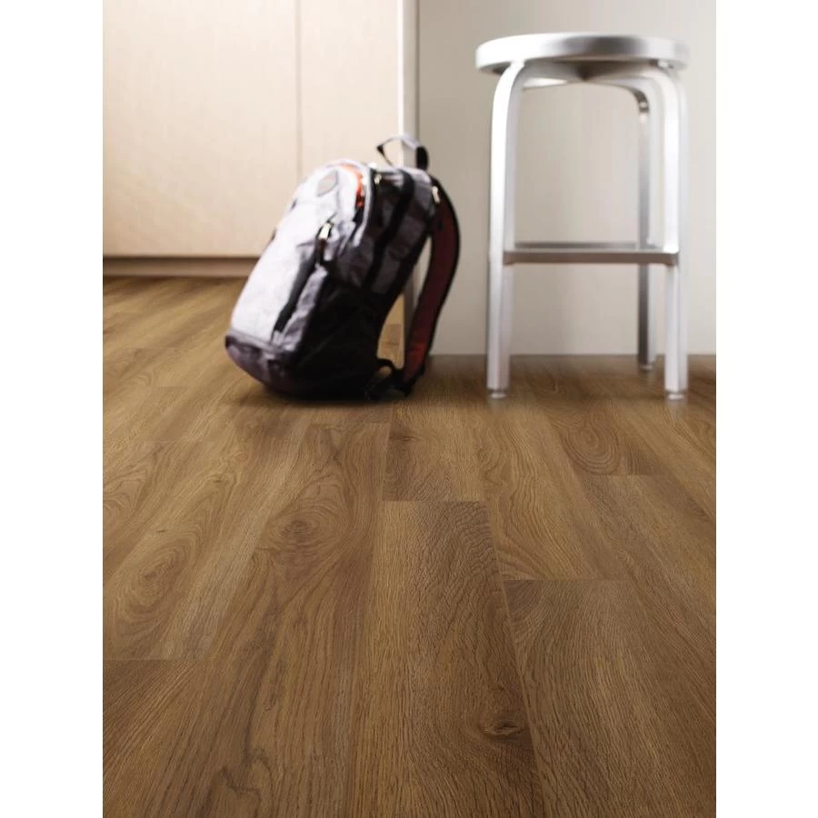 SMARTCORE 11-Piece 5-in X 48.03-in Carrolton Walnut Luxury Vinyl Plank Flooring - Image 10