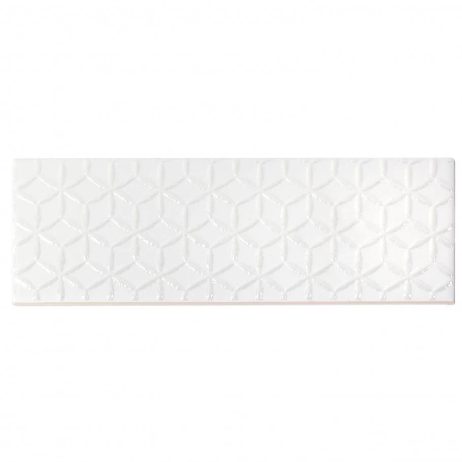 Bond Tile Wembley Snowflake 3 In. X 9 In. Matte Ceramic Subway Wall Tile (30 Pieces 5.16 Sq. Ft. / Box) - Image 4