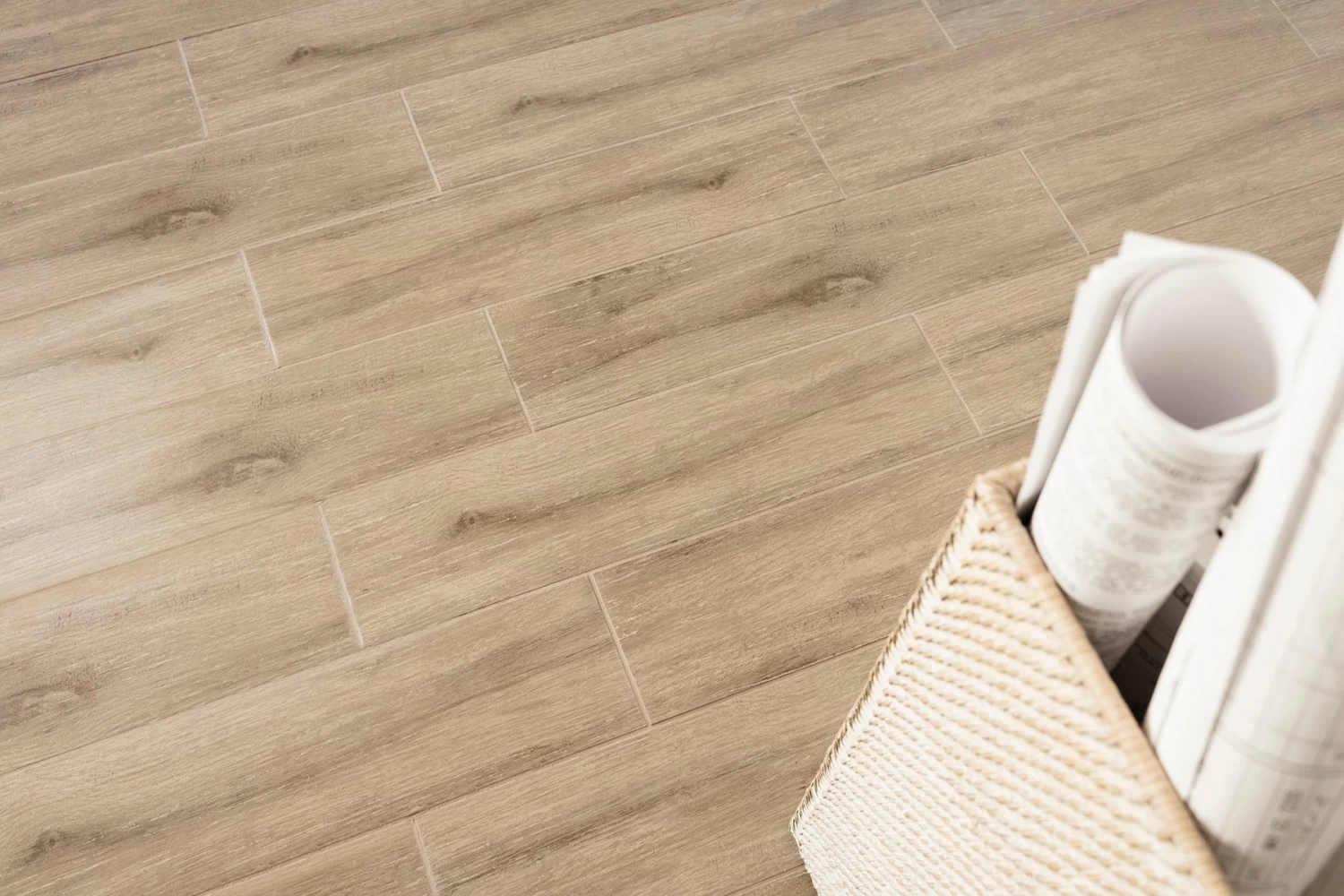 Heathland 6-in X 24-in Wood Look Porcelain Field Tile In Walnut - Image 2