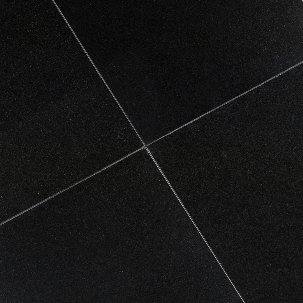 MSI Absolute Black 12 In. X 12 In. Polished Granite Floor And Wall Tile (10 Sq. Ft. / Case) - Image 4