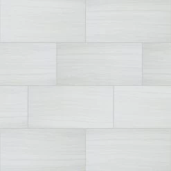 Daltile QuicTile 12 In. X 24 In. Tower White Matte Porcelain Locking Floor Tile (9.6 Sq. Ft. / Case)