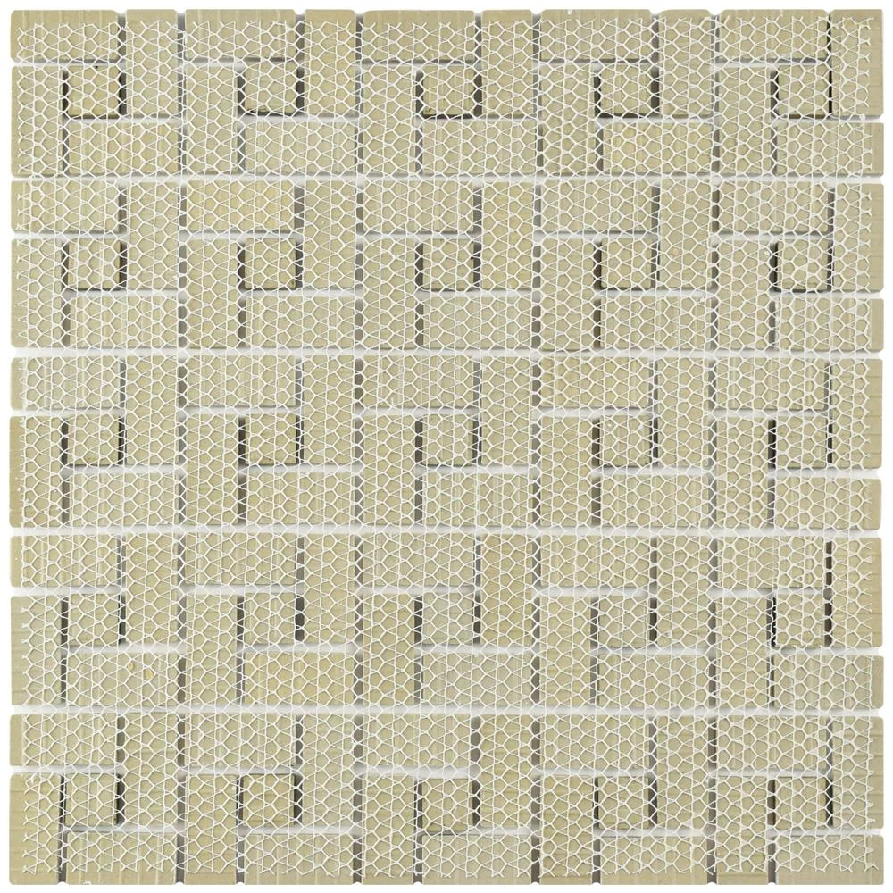 Merola Tile Spiral Blue And White 12-1/2 In. X 12-1/2 In. X 6 Mm Porcelain Mosaic Tile (11.07 Sq. Ft. / Case) - Image 9